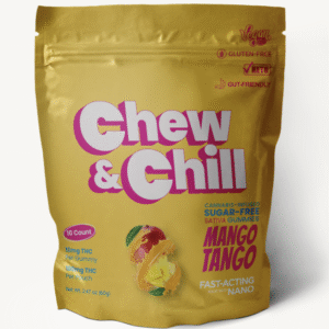 Chew & Chill Live Resin Gummies 100mg - Mango Tango