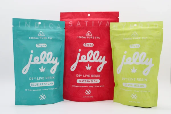 Jelly Delta-9 Live Resin Gummies 1000mg