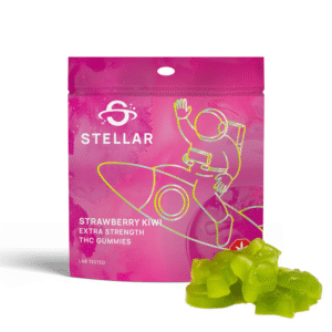 Stellar Live Resin Gummies 2000mg - Strawberry Kiwi