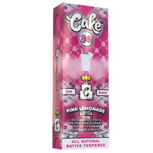 Cake - 3000mg Live Resin Disposable THC Vape Pen - Pink Lemonade