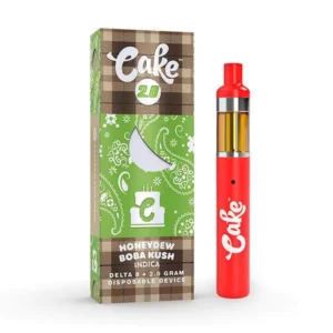 Cake - 2000mg Live Resin Disposable THC Vape Pen - Honeydrew Boba Kush