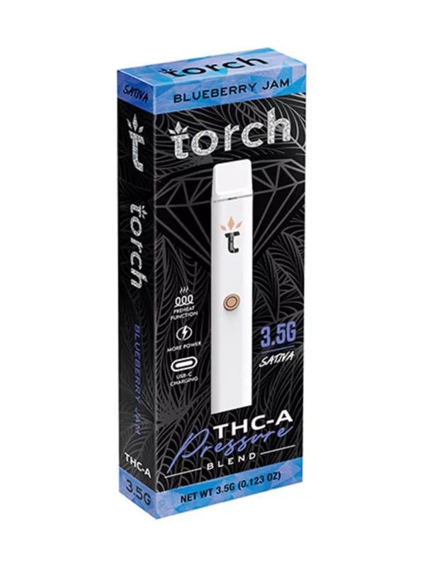 TORCH - 3.5g THC-A Disposable Vape Pen - Blueberry JAM